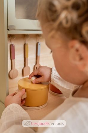 Cocina infantil de madera, verde menta LD7088 Little Dutch 8