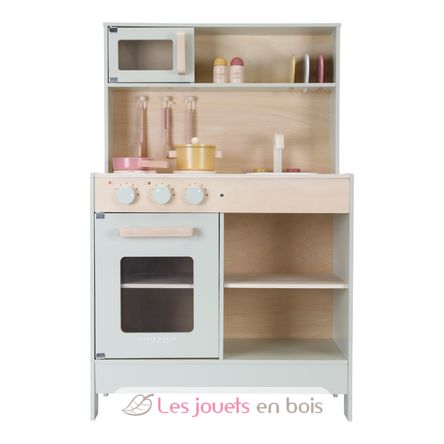 Cocina infantil de madera, verde menta LD7088 Little Dutch 1