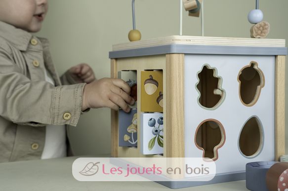 Cubo de actividad de madera Forest Friends LD7231 Little Dutch 12
