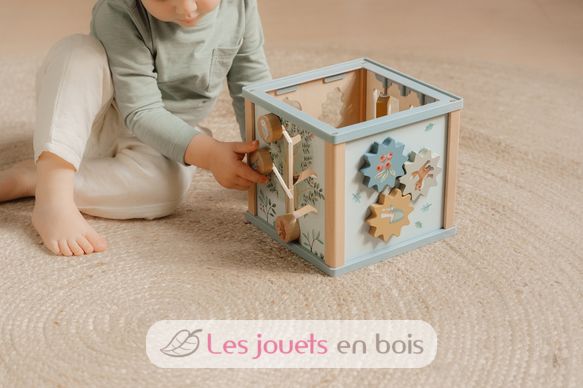 Cubo de actividad de madera Forest Friends LD7231 Little Dutch 9