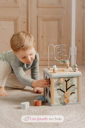 Cubo de actividad de madera Forest Friends LD7231 Little Dutch 10
