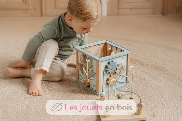 Cubo de actividad de madera Forest Friends LD7231 Little Dutch 11