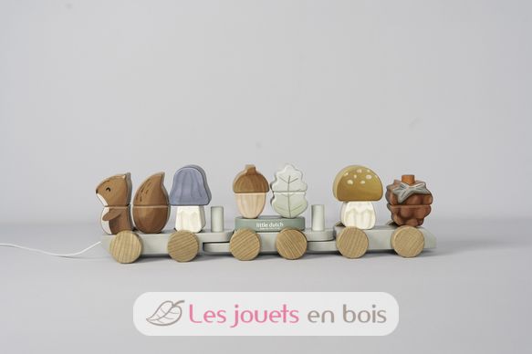 Tren de madera ardilla Forest Friends LD7235 Little Dutch 10