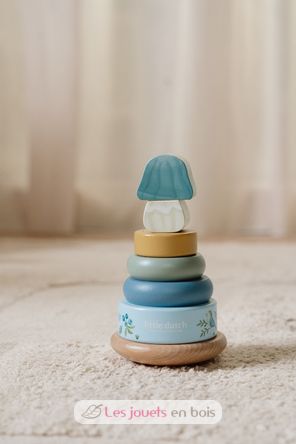 Torre apilable de madera Forest Friends LD7242 Little Dutch 6