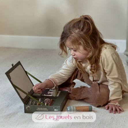 Linterna para cuentos infantiles Safari Friends LD7490 Little Dutch 2