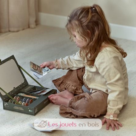 Linterna para cuentos infantiles Safari Friends LD7490 Little Dutch 4