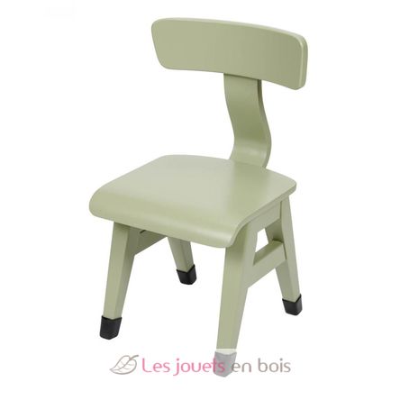 Silla escolar, color oliva LD8018 Little Dutch 1