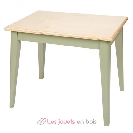 Mesa escolar, color oliva LD8019 Little Dutch 1