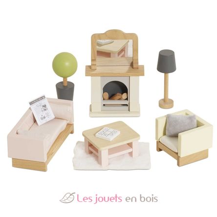 Sala de estar para la casa de muñecas TV-ME058 Le Toy Van 1