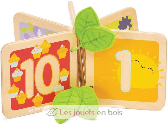 Libro de madera - Cuento del 1 al 10 TV-PL114 Le Toy Van 1