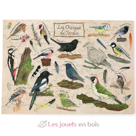 Los pájaros en el jardín de Fauvine K1388-100 Puzzle Michèle Wilson 4