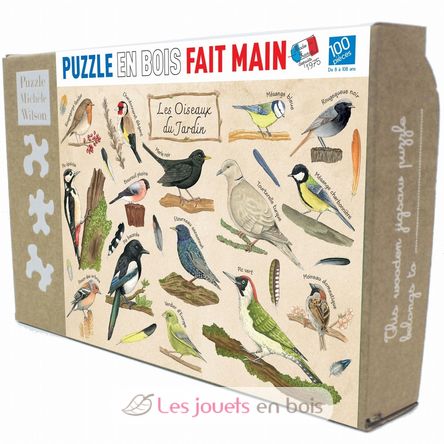 Los pájaros en el jardín de Fauvine K1388-100 Puzzle Michèle Wilson 1