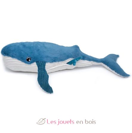 Ballena de peluche mamá y su bebé azul DE74301 Les Déglingos 2