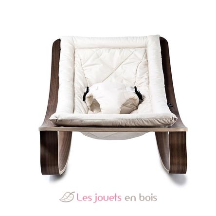 Silla de bebé LEVO en nogal - Blanco CC LEVO W WHITE Charlie Crane 3