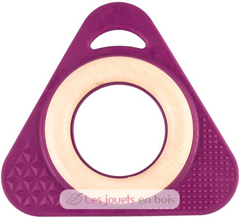 Tri0+ Triángulo sonajero morado EFK-120-000-202 Little Big Things 1