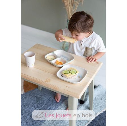 Silla escolar, color oliva LD8018 Little Dutch 3