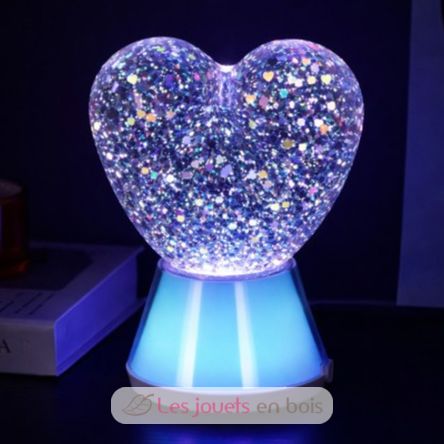 Lámpara de purpurina Magic Glow Corazón LL-GLOWHEART Little L 4