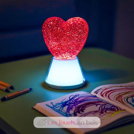 Lámpara de purpurina Magic Glow Corazón LL-GLOWHEART Little L 5