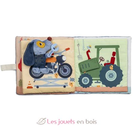 Libro de actividades El garaje de Jules LL83585 Lilliputiens 7