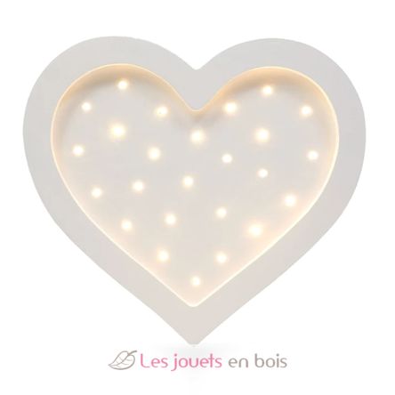 Lámpara corazón blanco LL026-001 Little Lights 1