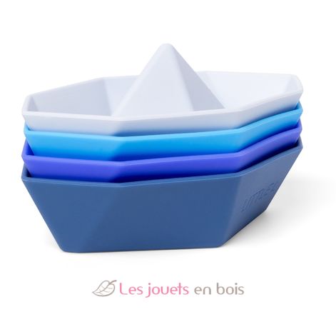 Juguetes de baño de silicona Barcos LL028-001 Little L 1