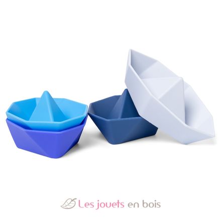 Juguetes de baño de silicona Barcos LL028-001 Little L 2