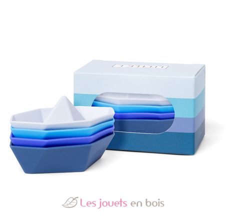 Juguetes de baño de silicona Barcos LL028-001 Little L 3