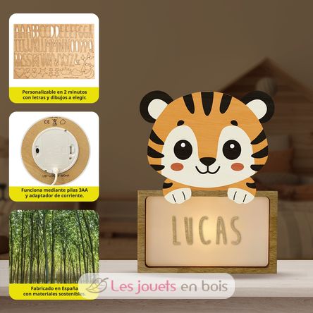 Lámpara personalizable - Tigre VI-LSP04 Vintiun 2
