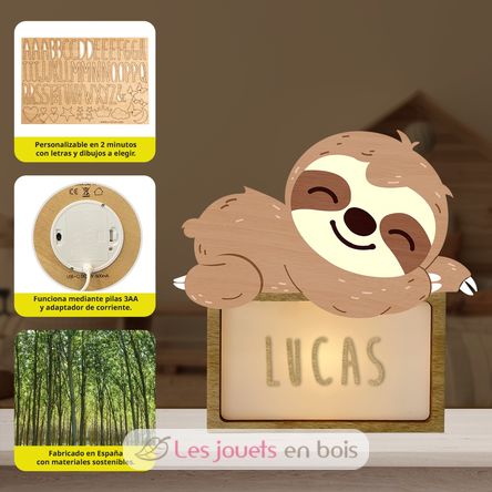Lámpara personalizable - Perezoso VI-LSP10 Vintiun 2