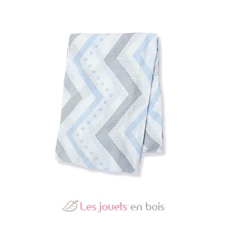 Pañal de bambú - Chevron bleu LLJ-121-005-005 Lulujo 5