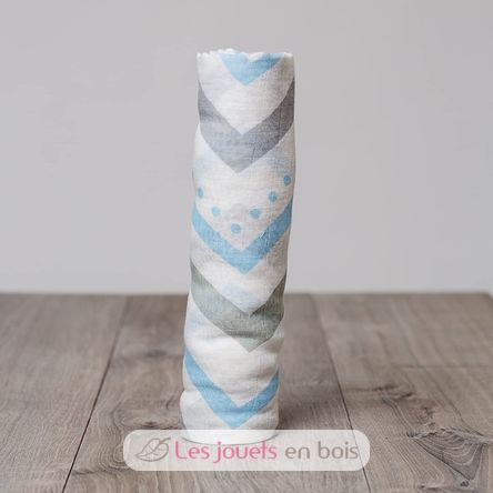 Pañal de bambú - Chevron bleu LLJ-121-005-005 Lulujo 6