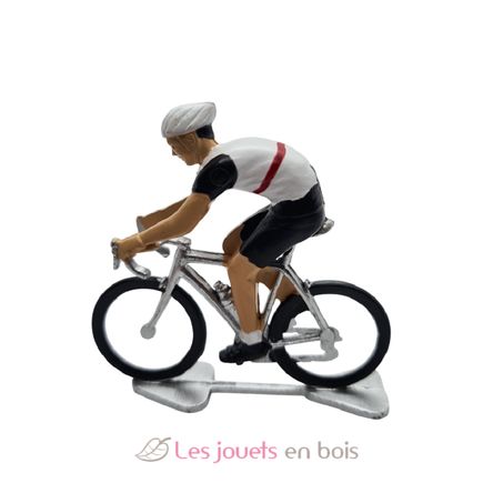 Figura de ciclismo con camiseta del equipo Emirates FR-M19 Fonderie Roger 3