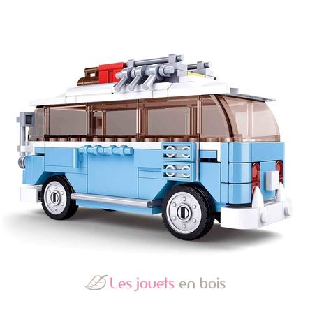 Model Bricks - Autobús Van Hippy SL-M38-B0707 Sluban 4