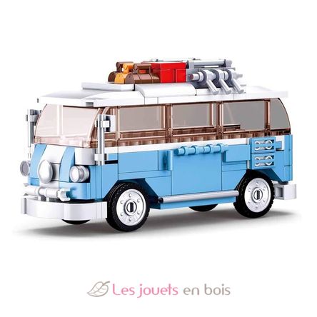 Model Bricks - Autobús Van Hippy SL-M38-B0707 Sluban 5