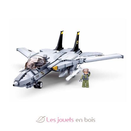 Model Bricks - Avión de combate a reacción SL-M38-B0755 Sluban 2