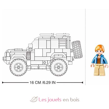 Model Bricks - SUV de ataque británico SL-M38-B1015 Sluban 4