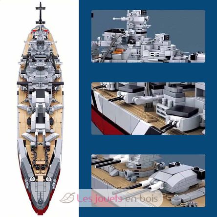 Model Bricks - Acorazado Bismarck SL-M38-B1102 Sluban 5
