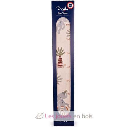 Medidor infantil de madera Elefante selva MA0263 Maïlou Tradition 2