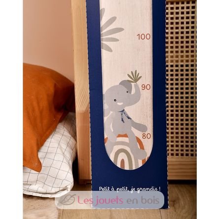Medidor infantil de madera Elefante selva MA0263 Maïlou Tradition 3