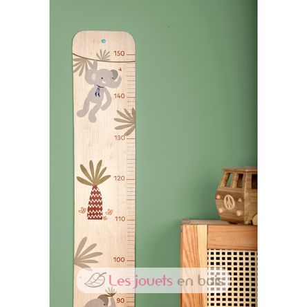 Medidor infantil de madera Elefante selva MA0263 Maïlou Tradition 5