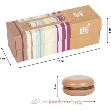 Macarons de madera Fresh LE12828 Small Foot company 2