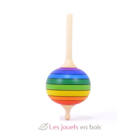 Peonza de madera Lolly Arcoíris 48 mm MA-BH210 Mader 1
