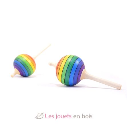Peonza de madera Lolly Arcoíris 48 mm MA-BH210 Mader 2
