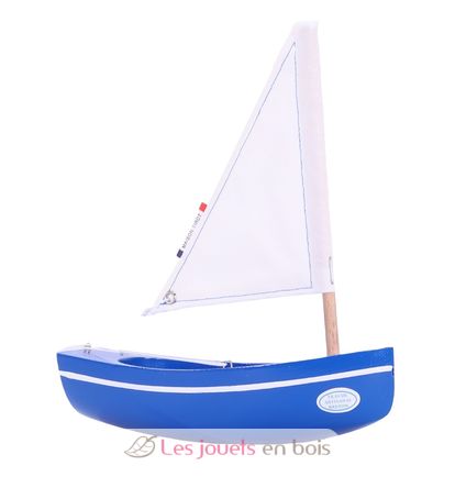 Barco Le Bâchi azul 17cm TI-N200-BACHI-BLEU Maison Tirot 1