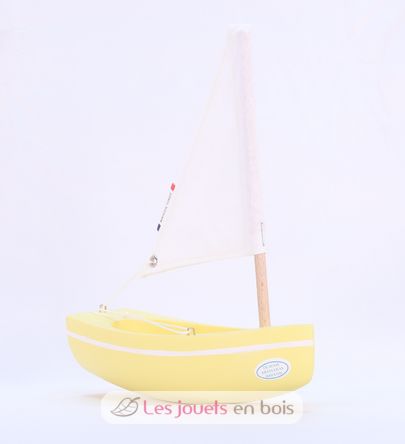 Barco Le Bâchi amarillo 17cm TI-N200-BACHI-JAUNE Maison Tirot 4