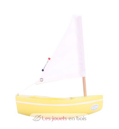 Barco Le Bâchi amarillo 17cm TI-N200-BACHI-JAUNE Maison Tirot 1