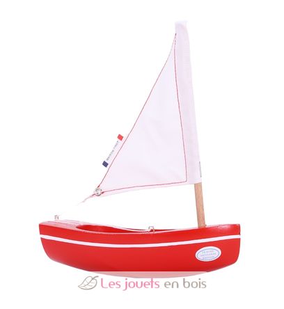 Barco Le Bâchi rojo 17cm TI-N200-BACHI-ROUGE Maison Tirot 1