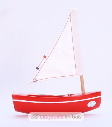 Barco Le Bâchi rojo 17cm TI-N200-BACHI-ROUGE Maison Tirot 2