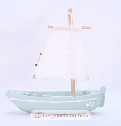 Barco Le Misainier agua verde 22cm TI-N205-MISAINIER-VERT-EAU Maison Tirot 2