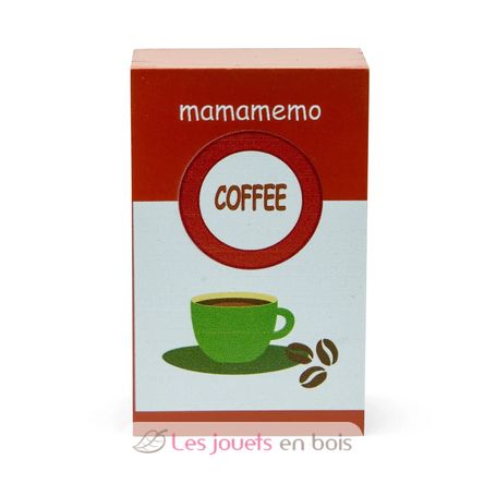 Paquete de granos de café de madera As-85600 Mamamemo 1